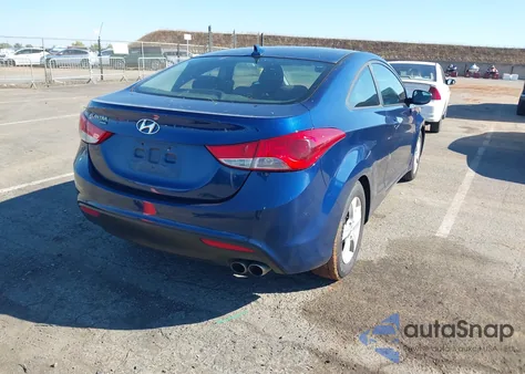 2013 Hyundai Elantra Gs z USA, uszkodzony, nr VIN KMHDH6AE6DU013434